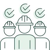 icon people in helmets